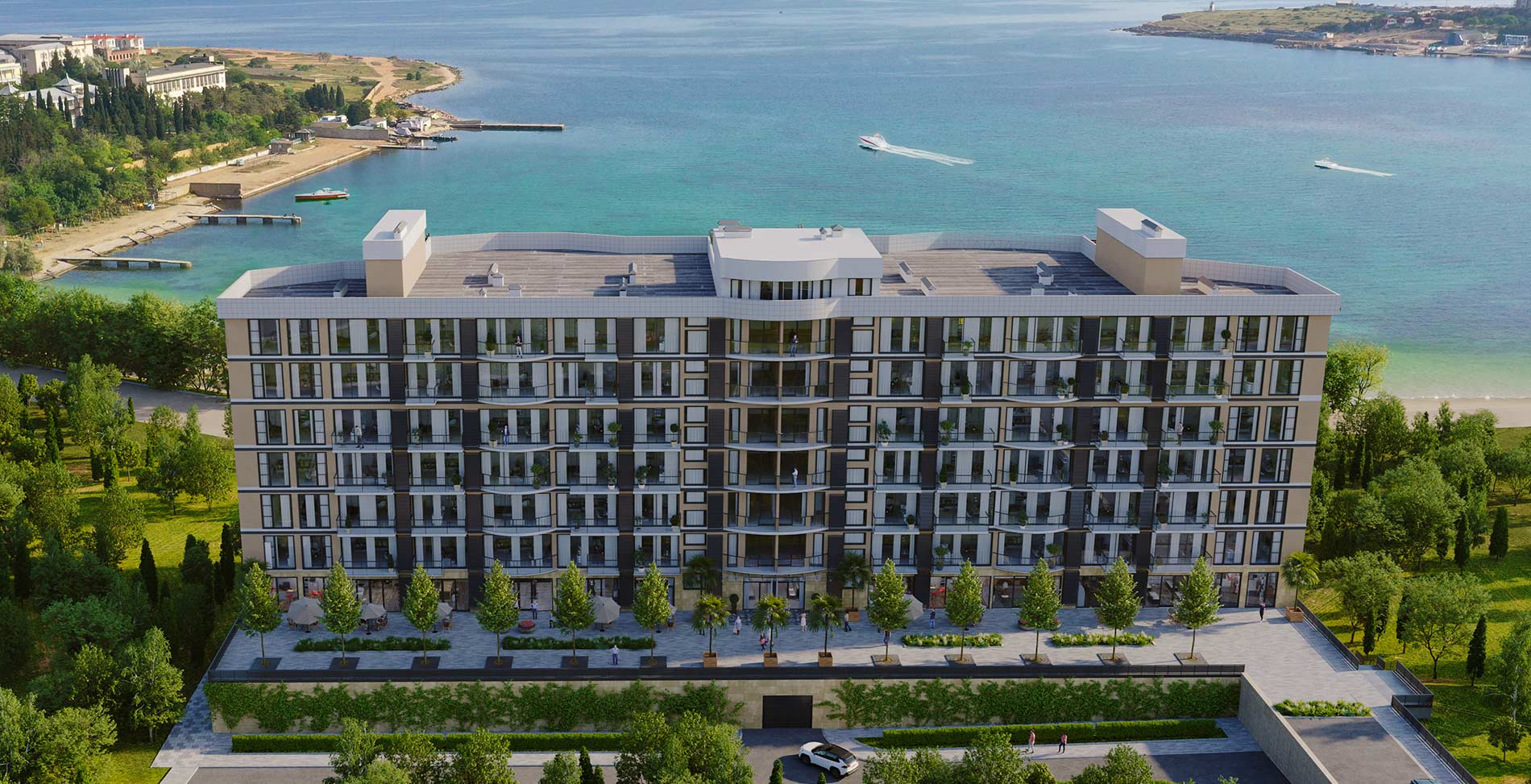Новый комплекс апартаментов у моря